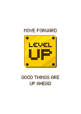 Level Up Pixel Art