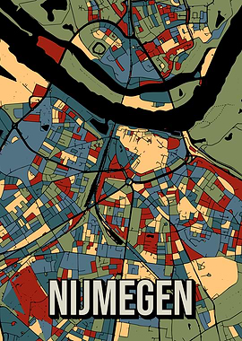 Nijmegen Holland City Map