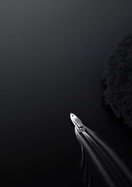 Luxury Yacht on Water