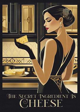Cheese Secret Ingredient Poster