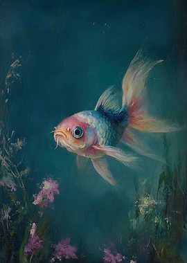 Cute Fish Painting