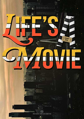 Life's a Movie Vintage Poster