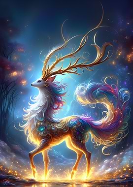 Mystical Golden Kirin