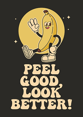 Banana Cartoon Illustration