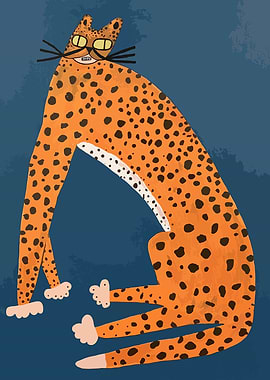 Leopard Cat Illustration