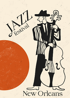 New Orleans Jazz Festival Poster
