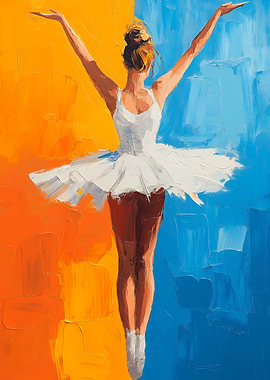 Ballet Dancer in Flight