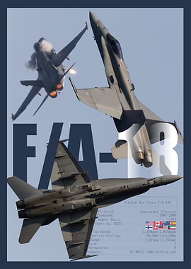 F/A-18 Hornet Poster