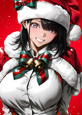 Anime Christmas Girl