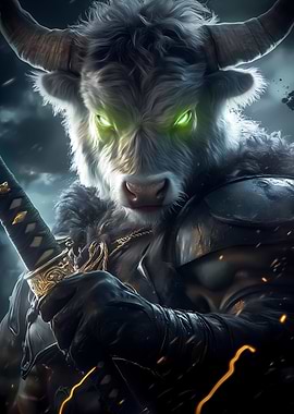 Minotaur Warrior Highland Animal