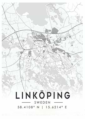 Linköping City Map