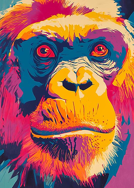 Chimpanzee Portrait