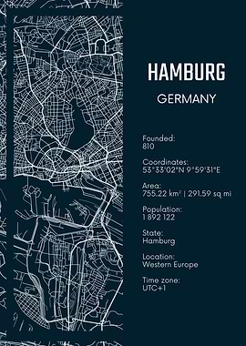 Hamburg City Map