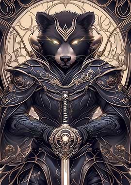 Raccoon Warrior Animal