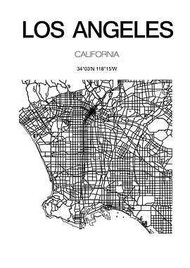 Los Angeles City Map