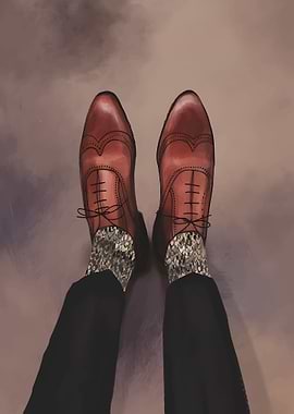 Brown Leather Oxfords
