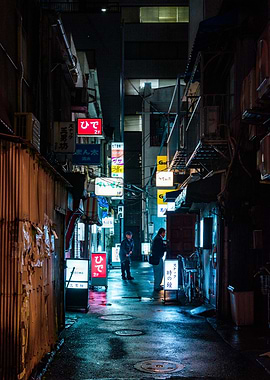 Neon Alleyway in NEO TOKYO