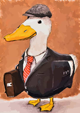 Duck in Suit