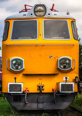 Yellow Train Locomotive