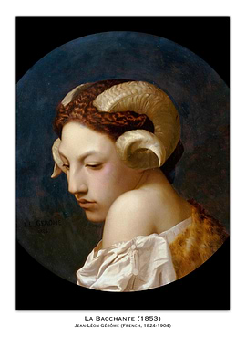 La Bacchante Painting