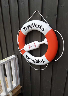 Lifebuoy with Brand Logo