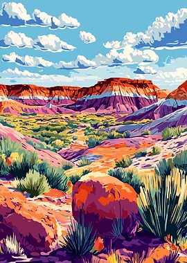 Arizona Wild West Desert Landscape