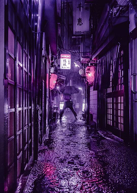 Downpour in NEO TOKYO