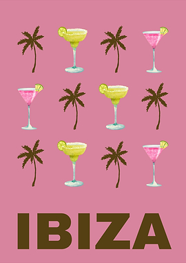 Ibiza Nights Travel Art
