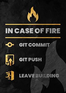 Git Fire Safety Poster