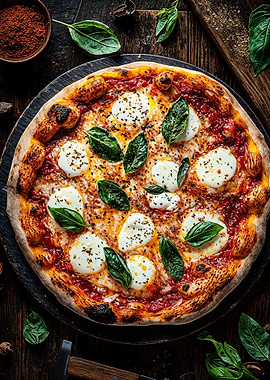Margherita Pizza with Basil