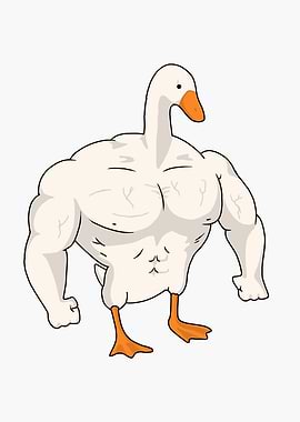 Buff Goose Illustration