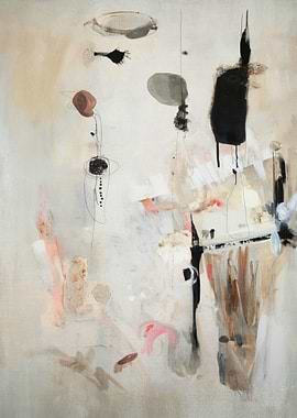 Abstract Art with Black and Brown