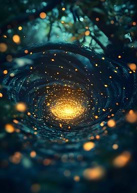 Surrealism Portal of the Fireflies Fireflies