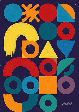 Abstract Geometric Art