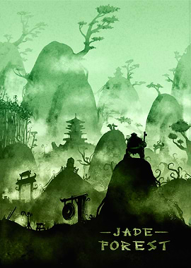 Jade Forest Landscape