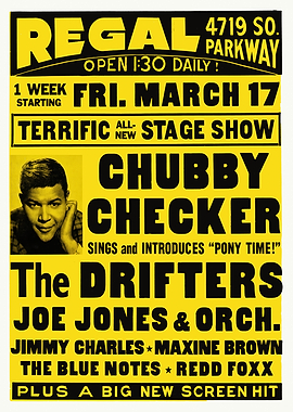 Chubby Checker Concert Poster