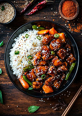 Teriyaki Chicken with Rice