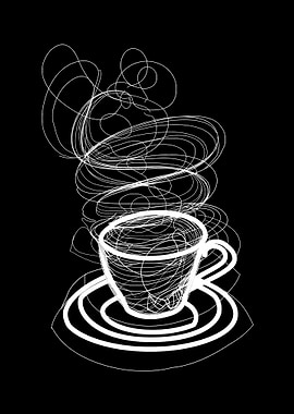 Coffee Cup Line Art
