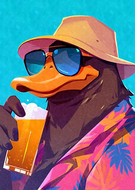 80s Retro Platypus Beer