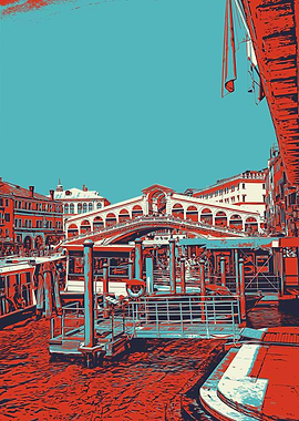 Venice Bridge & Canal