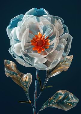 Glass Flower Bloom