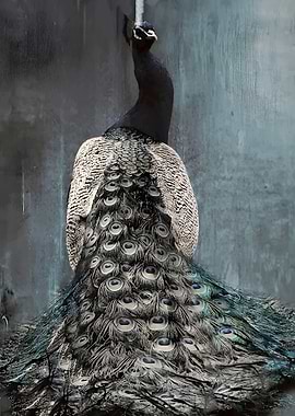 Peacock Tail Feathers