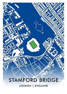 Stamford Bridge Stadium Map – Home of Chelsea