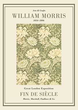 William Morris Fin de Siècle Poster