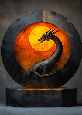 Dragon Sculpture Lamp