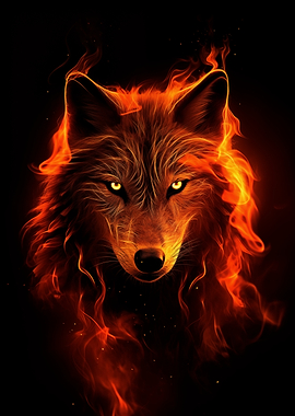 Fiery Wolf