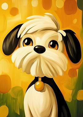 Cute Cartoon Dog