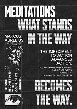 Meditations Quotes Poster