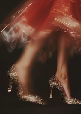 Sparkling High Heels