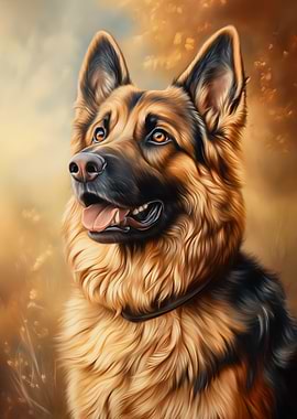 German Shepherd Portrait